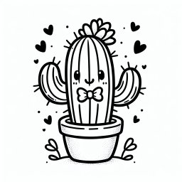 Verträumter Kaktus – Tags: #Kaktus #Wüste #Blüte #Kreativität #Farbenfroh