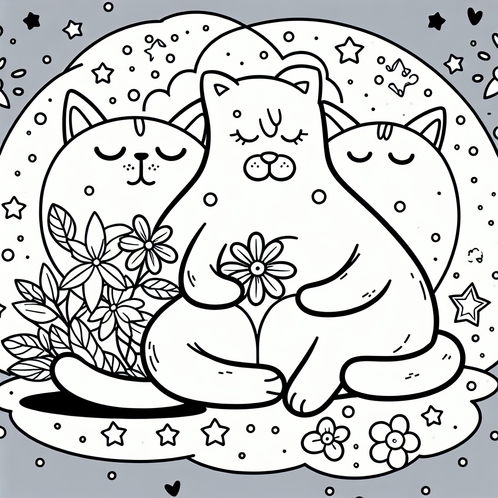 Katzen sind wirklich faszinierende Tiere! Wusstest du, dass Katzen, wie der ruhige Kater auf unserer Malvorlage, oft "Miau" sagen, um mit uns Menschen zu kommunizieren? Wenn sie untereinander sind, nutzen sie meistens leise Töne oder Körpersprache. Unser Kater hält eine hübsche Blume in seinen Pfoten und wird dabei von kleinen, funkelnden Sternen umgeben. Diese ruhige Szene lädt dazu ein, in bunten Farben auf der Malvorlage zum Leben erweckt zu werden.
Katzen haben spezielle Schnurrhaare, die ihnen helfen, sich in ihrer Umgebung zurechtzufinden. Diese Schnurrhaare sind sehr empfindlich und können sogar kleinste Änderungen in der Luft wahrnehmen! Wenn unser Katerchen nicht gerade mit einer Blume beschäftigt ist, mag er es bestimmt auch, in einem gemütlichen Katzenkorb zu schlafen oder auf Bäume zu klettern. Klettern ist eine Lieblingsbeschäftigung vieler Katzen, und dabei nutzen sie geschickt ihre starken und flexiblen Pfoten.
Abends, wenn die Sterne zu sehen sind, könnte unser Kater draußen sein und sich die Welt von einem Baum aus anschauen. Lass deiner Fantasie freien Lauf und male diese süße Szene in deinen Lieblingsfarben aus!