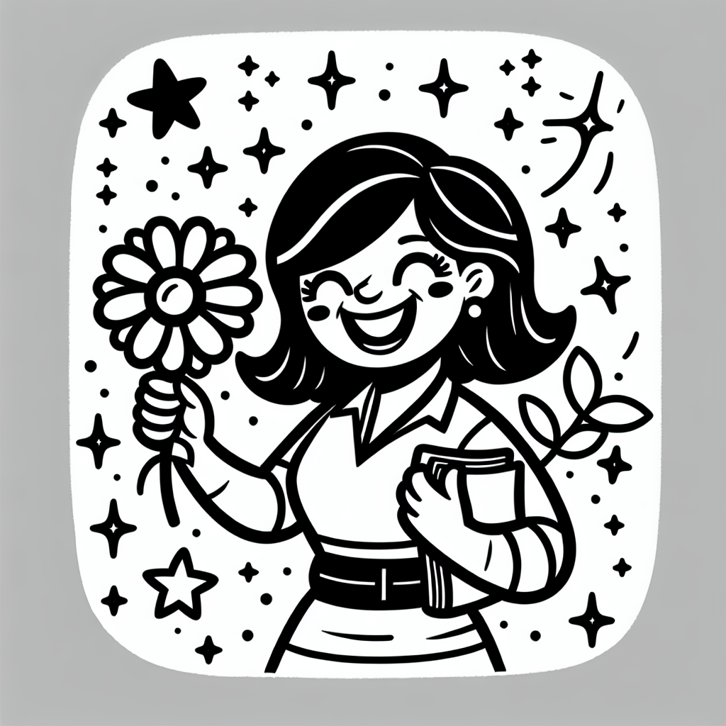 Fröhlicher Sternenlehrer - Tags: #Lehrer #Kreativität #Unterricht #Ausmalen #Kinderphantasie