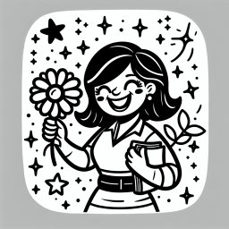 Fröhlicher Sternenlehrer - Tags: #Lehrer #Kreativität #Unterricht #Ausmalen #Kinderphantasie