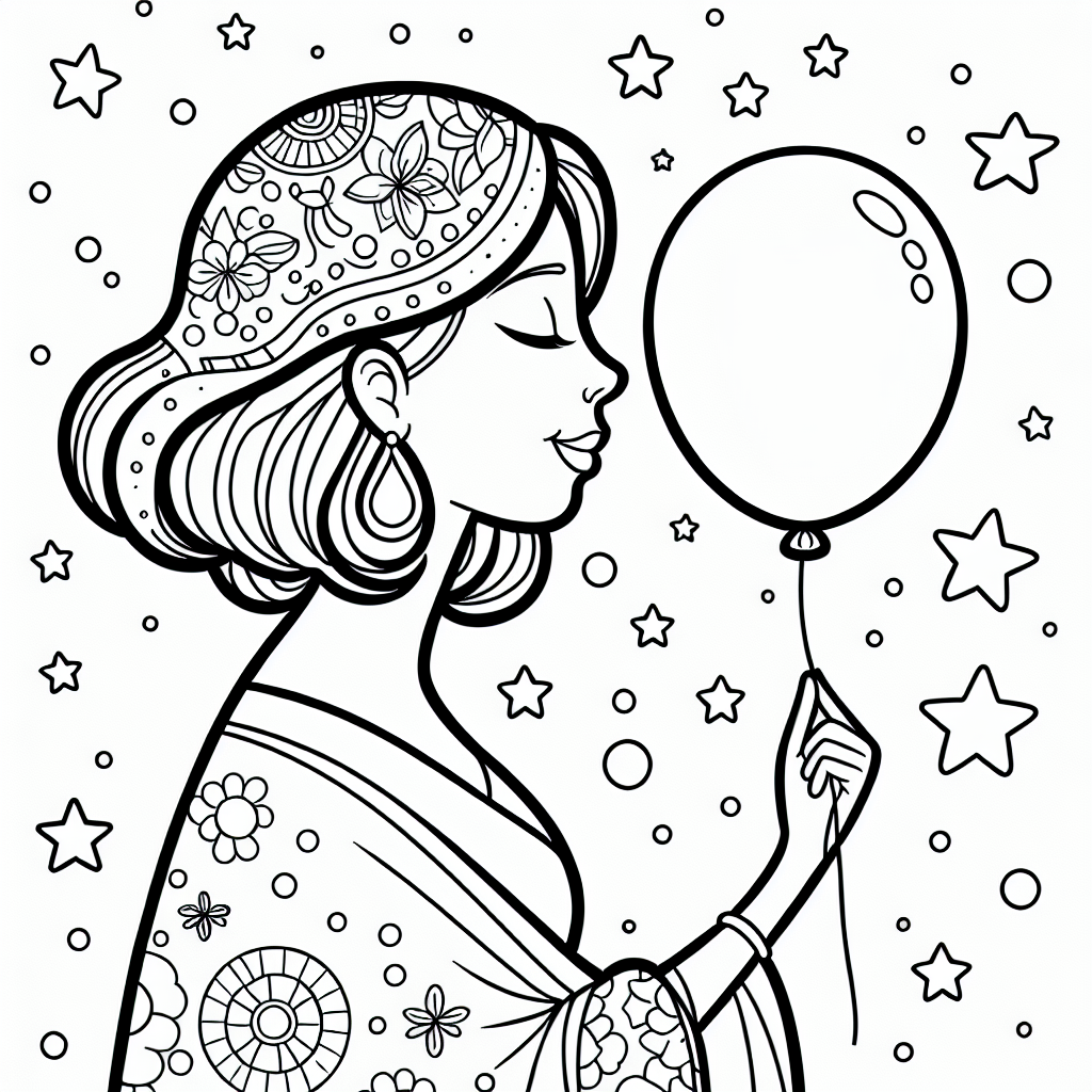 Schau dir dieses lustige Ausmalbild an! Es zeigt eine freundliche Lehrerin, die einen bunten Luftballon in der Hand hält. Die Lehrerin hat ein großes Lächeln im Gesicht und sieht sehr glücklich aus. Um sie herum schweben kleine Sterne, als ob sie in einem magischen Traumland steht. Die Umrisse sind in einem glatten und klaren Schwarz gezeichnet, sodass du jede Form leicht erkennen kannst.
Du kannst die Lehrerin mit deinen Lieblingsfarben ausmalen! Vielleicht hat sie ein gelbes Kleid oder einen blauen Hut? Und was ist mit dem Luftballon? Wird er rot, grün oder vielleicht sogar lila sein? Die Sterne können in leuchtenden Farben wie gelb oder orange strahlen!
Jetzt kommt ein kleines Quiz:
1. Wie viele Sterne schweben um die Lehrerin herum?
2. Welche Farbe möchtest du dem Luftballon geben?
3. Was denkst du, welches Fach unterrichtet die Lehrerin? Vielleicht Mathematik oder Kunst?
Viel Spaß beim Ausmalen und Beantworten der Fragen!