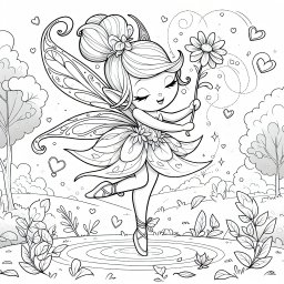 Märchenhafter Tanz im Morgenglanz - Fee, Herbstfarben, Waldzauber, Märchentanz, Feentraumwelt