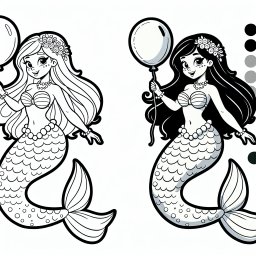 Verspielte Sirene – Tags: #Meerjungfrauen #Abenteuer #Ozean #Schatz #Muscheln