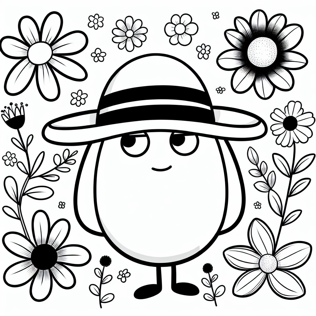 Mach dich bereit für ein farbenfrohes Abenteuer mit unserer fröhlichen Obstfigur, die unter einem lustigen Hut entspannte Stunden genießt! Umgeben von duftenden Blumen wartet diese simple und dennoch charmante Cartoon-Grafik nur darauf, von dir in ein buntes Meisterwerk verwandelt zu werden. Mit den kräftigen, glatten Konturen kannst du die Obstfigur spielend leicht ausmalen, ohne dass du dir Sorgen um knifflige Schattierungen machen musst.
Stell dir vor, die saftige Frucht hat gerade einen Ausflug gemacht, bei dem sie durch einen Obstgarten voller süßer Bäume spazierte - jetzt ist es an der Zeit, sie mit deinen Lieblingsfarben zu verzaubern! Wie wäre es, wenn du die Schale in einem kräftigen Rot oder leuchtendem Gelb ausmachst? Und das Fruchtfleisch? Vielleicht ein frisches Orange oder ein leuchtendes Grün.
Vergiss nicht, auch die Blumen in fröhlichen Farben erblühen zu lassen! So entsteht ein harmonisches Bild, das auf magische Weise die süße Schönheit eines sonnigen Gartens einfängt.
Schnapp dir deine Buntstifte und lass deiner Kreativität freien Lauf!