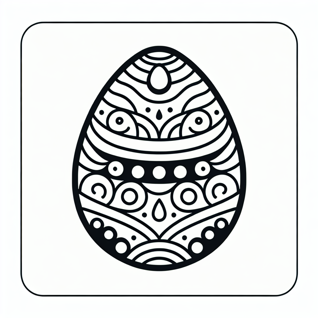 Malen mit Ostern - Ausmalbild, Ostern, Winterwiese, Käferfreundschaft