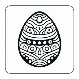 Malen mit Ostern - Ausmalbild, Ostern, Winterwiese, Käferfreundschaft