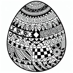 Magische Osternmuster - Ostern Spaß, Ausmalideen Frühling, Spielplatzmorgen