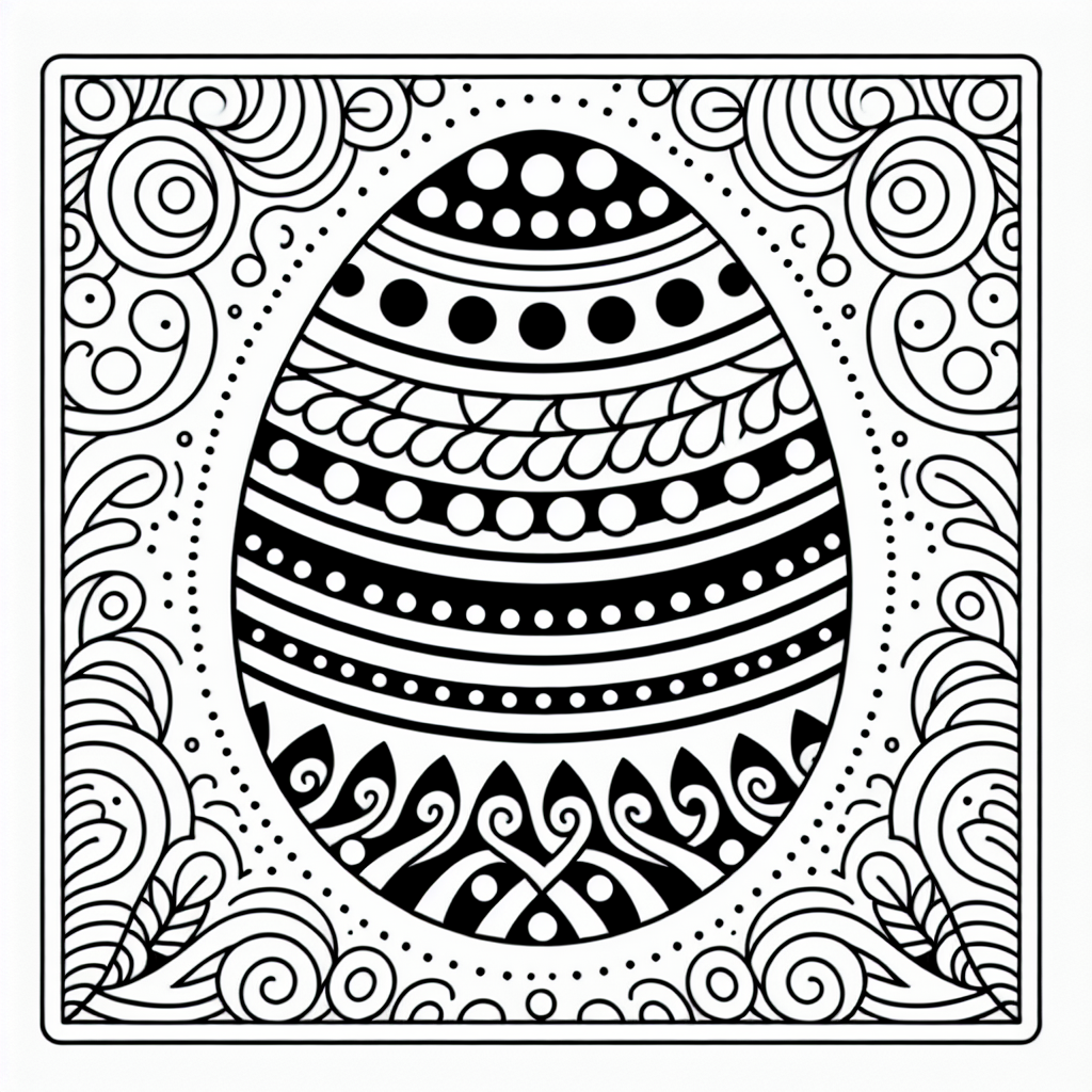 Ostern voller Freude - Ausmalbildideen für Kinder, lustige Osterzeit, bunte Frühlingswelt