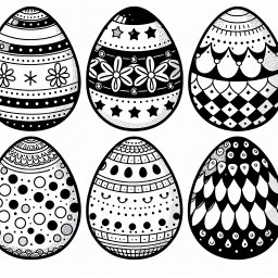 Osternmuster Freude - Ausmalbild Ideen, Osterfreude im Frühling, Kreativer Malspaß