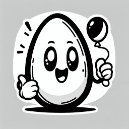 Lustiger Ballonhase - Ostern, Ausmalbild, Osterhase, Frühling, Luftballon