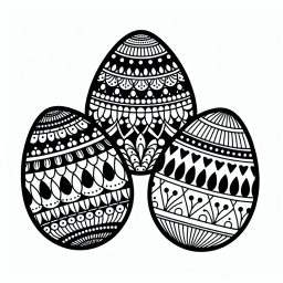 Ostern-Ei-Trio - Ostern, Frühling, Abenddämmerung