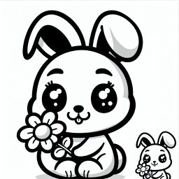 Fröhliches Hasenglühen – Tags: #Ostern #Hase #Frühling #Blumen #Kreativität