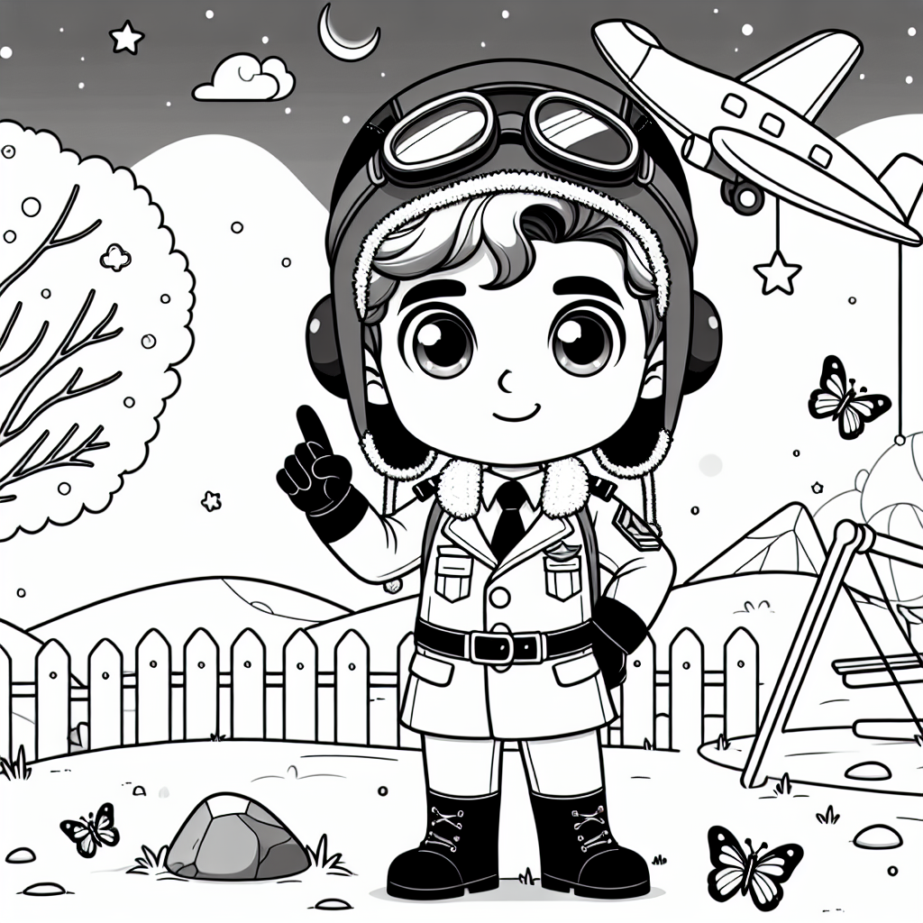 Pilotenspielplatz - Winterspielplatz-Abenteuer, Neugieriger Pilotentraum, Abenddämmerungszauber