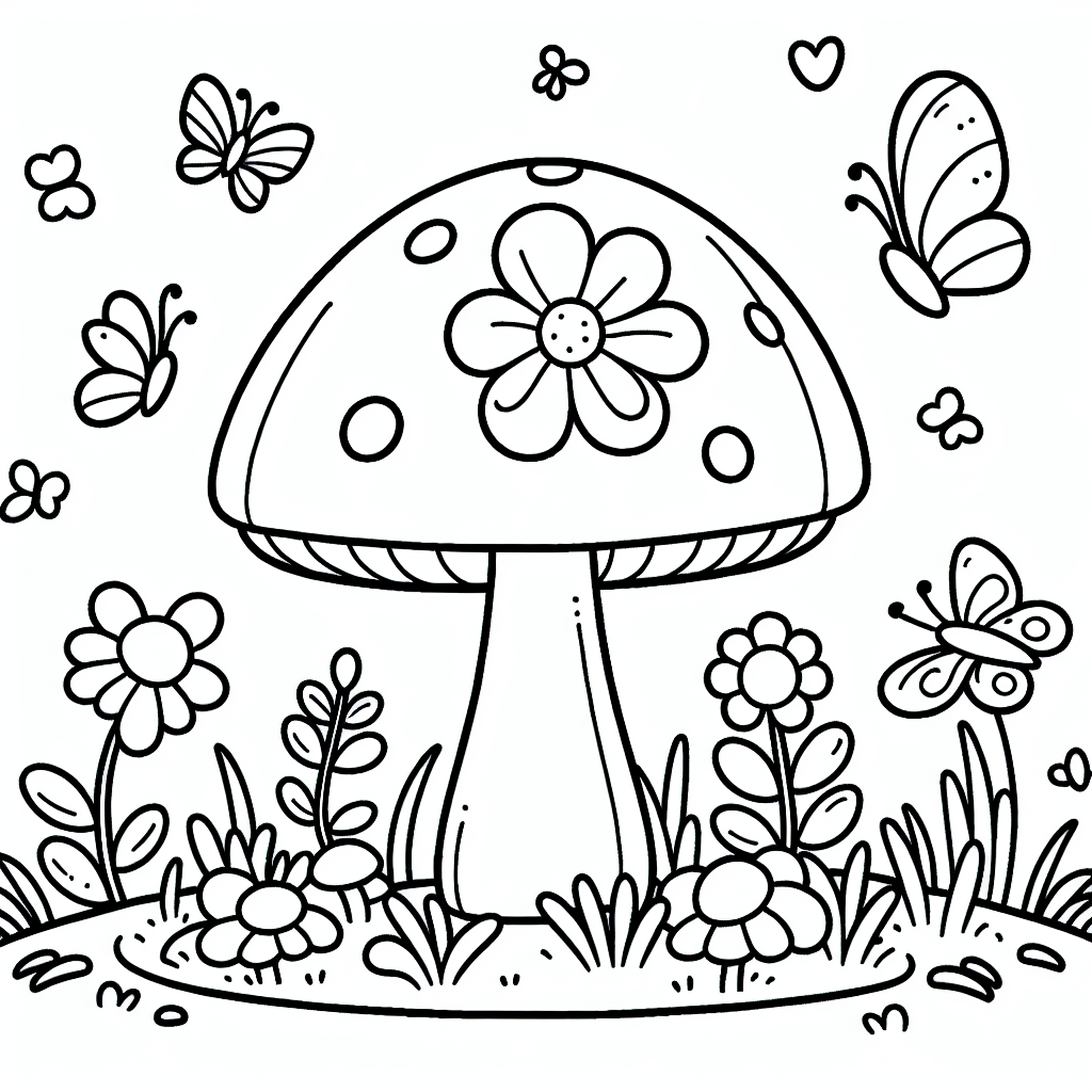 Tauche ein in die zauberhafte Welt des Waldes mit unserer niedlichen Ausmalbild-Illustration eines freundlichen Pilzes! Dieser fröhliche Pilz trägt stolz seinen runden Hut und hält eine hübsche Blume in der Hand. Um ihn herum flattern bunte Schmetterlinge, die nur darauf warten, von kleinen Künstlern zum Leben erweckt zu werden.
Die klaren schwarzen Linien dieses Ausmalbildes machen es besonders einfach, innerhalb der Grenzen zu bleiben, und es ist ideal für Kinder, die ihre ersten Schritte in der Welt der Kunst machen. Der lustige Cartoon-Stil ohne Schattierungen oder Texturen lässt viel Raum für Kreativität. Warum nicht einmal den Hut des Pilzes in deinem Lieblingsfarbton ausmalen oder ihm einen bunten Stiel geben?
Für Eltern ist dies eine wunderbare Gelegenheit, das Gespräch über die Natur zu eröffnen. Während Ihr Kind malt, können Sie über die gemütlichen Ecken im Wald sprechen, in denen Pilze auf dem weichen Moos wachsen. Erklären Sie, wie wichtig Feuchtigkeit für das Wachstum dieser faszinierenden Waldbewohner ist.
Ermutigen Sie Ihr Kind, auch die Schmetterlinge in den Farben des Regenbogens zu gestalten und dadurch sowohl die Feinmotorik als auch die Vorstellungskraft zu fördern. Viel Spaß beim Ausmalen!
