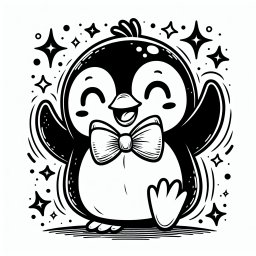 Fröhlicher Sternpinguin - #Fantasiereise