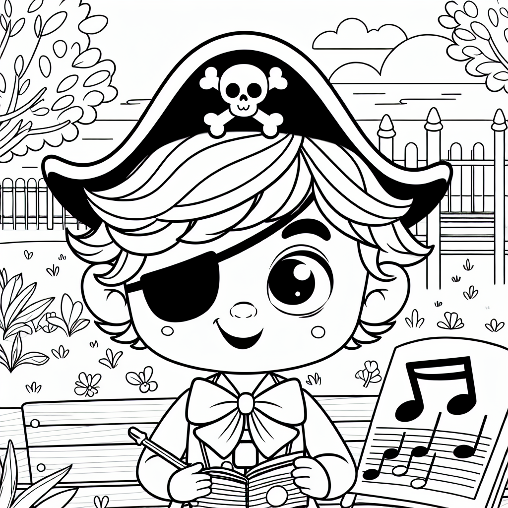 Neugieriger Pirat - Frühlingserlebnis, Kinderabenteuer, Spielplatzgeschichten, Abenddämmerungsträume