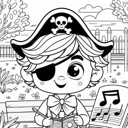 Neugieriger Pirat - Frühlingserlebnis, Kinderabenteuer, Spielplatzgeschichten, Abenddämmerungsträume