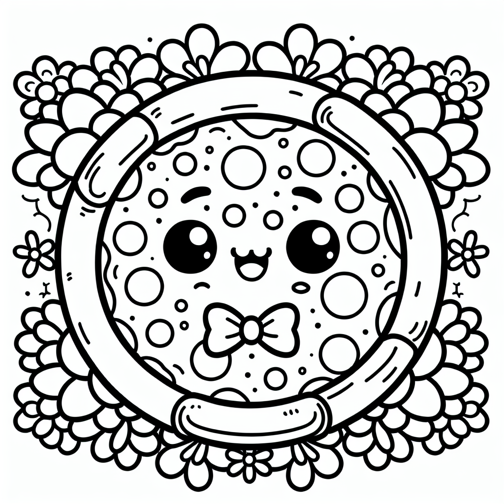 Willkommen in einer Welt, in der das Unmögliche möglich wird - wo Pizzen mit Fliegenbindern durch farbenfrohe Felder spazieren! Dieses fröhliche Pizza-Bild zum Ausmalen bringt jeden kleinen Künstler zum Strahlen. Stell dir das vor: Eine köstliche Pizza, die nicht nur mit Käse und Peperoni, sondern auch mit einem schicken Fliegenbinder geschmückt ist! Diese stilvolle Pizza wird von einem Meer aus Blumen umrahmt, die nur darauf warten, in leuchtenden Farben erstrahlt zu werden.
Die dicken, klaren schwarzen Linien machen es kleinen Künstlern leicht, im Rahmen zu bleiben, während sie ihrer Fantasie freien Lauf lassen. Die großen Formen und einfachen Details bieten den perfekten Einstieg in die Welt der Farben für kleine Hände mit großen Ideen.
Und jetzt kommt das Rätsel: Was ist rund, trägt eine Fliege und liebt es, in Gesellschaft von Blumen zu sein? Na klar, unsere fantastische Pizza!
Also, schnapp dir deine Buntstifte und kreiere dein eigenes Kunstwerk - wirst du eine klassische Margarita oder eine verrückte Farbe wählen?