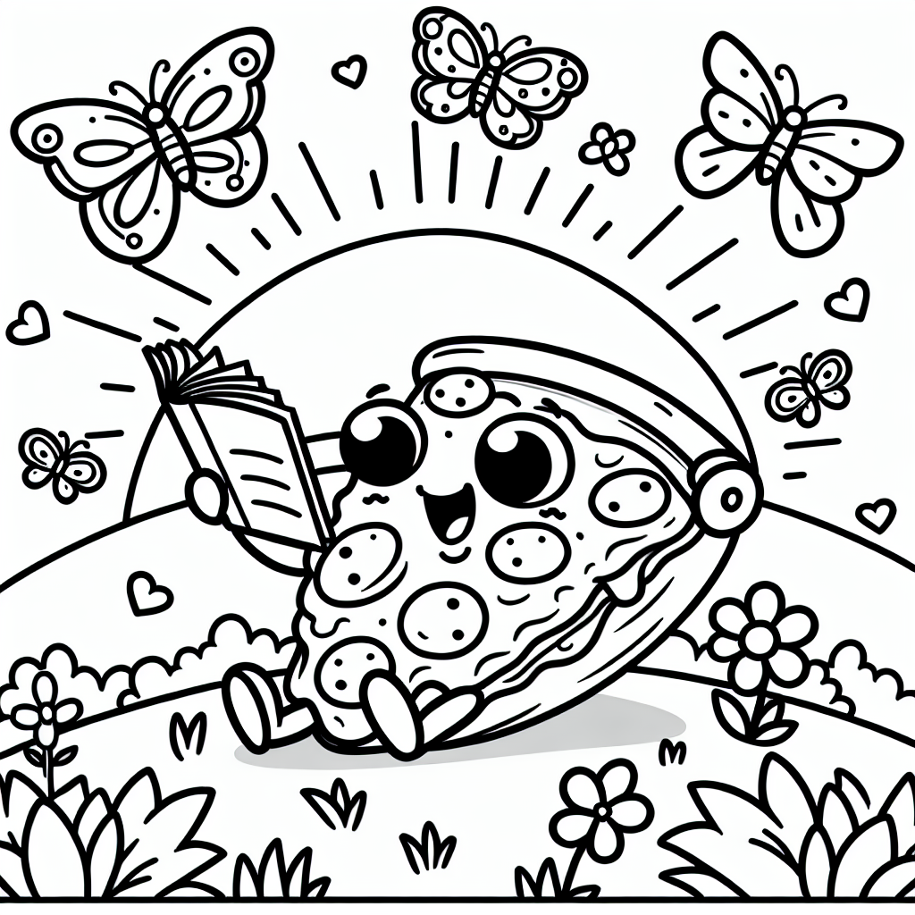 Lesende Pizza - Zauberhafte Pizza-Abenteuer, Lesefreude am Morgen, Vögel als Freunde