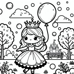 Diadem im Herbst - Herbstabend, Spielplatz, Prinzessin