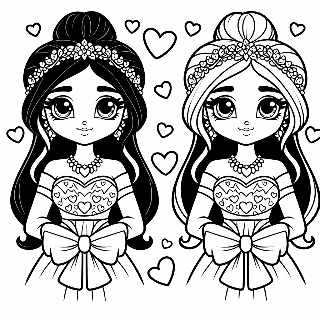 Tauche ein in die zauberhafte Welt der Prinzessin Livia! Mit ihrem strahlenden Lächeln und einem Haarband voller funkelnder Herzen ist sie bereit für ein neues Abenteuer. Livia trägt ein prächtiges Ballkleid, das nur darauf wartet, in deinen Lieblingsfarben zu erstrahlen. Ganz oben auf ihrem Kopf thront eine glitzernde Krone, die zeigt, dass sie die Königin der Freundlichkeit ist. In ihrer Hand hält sie einen kleinen Zauberstab, der magische Freundschaftszauber wirken kann.
Stell dir vor, sie lebt in einem großen, wunderschönen Schloss mit hohen Türmen und geheimnisvollen Kammern. Jeden Tag entdeckt sie mit ihren Freunden neue Winkel und erlebt spannende Geschichten voller Spaß und Freude. Wer weiß, vielleicht entdeckt sie heute einen neuen Freund oder eine geheime Gartenparty!
Jetzt bist du an der Reihe! Lass deiner Kreativität freien Lauf und bring Prinzessin Livia mit deinen Farben zum Leuchten.
Mini-Quiz:
1. Was trägt Prinzessin Livia auf ihrem Kopf?
2. Was hält sie in ihrer Hand?
3. Was könnte Prinzessin Livia im Schloss entdecken?