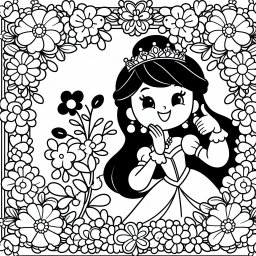 Fröhchenblütenstrauß - Prinzessin, Ballkleid, Freundschaft, Zauberstab