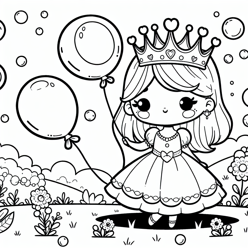 Fröhliches Diadem - Herbstwiese, Prinzessin, Ballonspaß