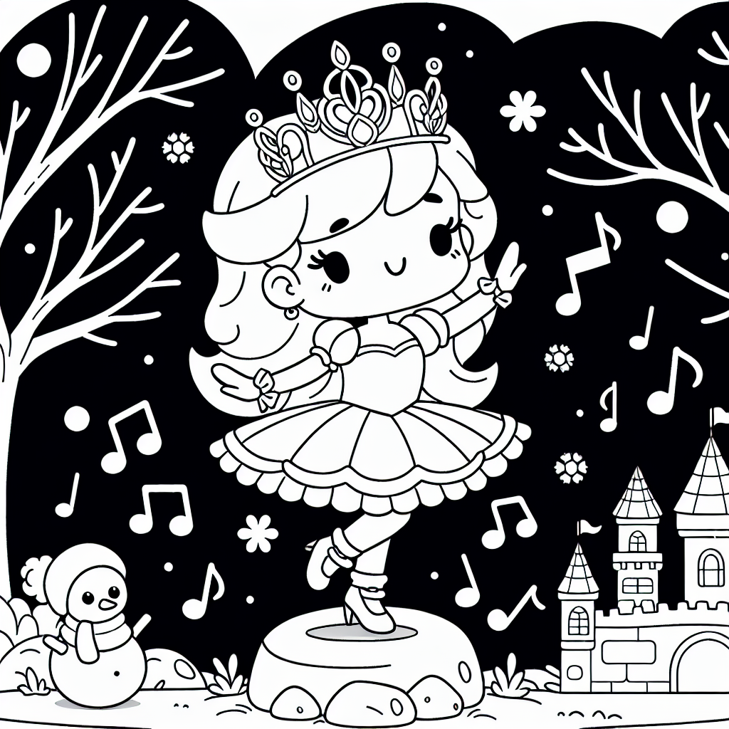 Tanzendes Diadem - Parkzauber, Wintermärchen, Prinzessinnengeschichte, Abenddämmerungstanz