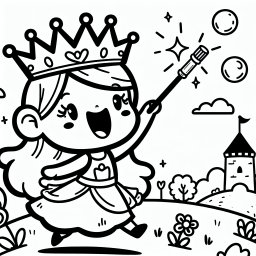 Diadem und Blasen - Frühling, Prinzessinnenabenteuer, Magie am Nachmittag, Freundschaftszauber, Geheimnisvolles Diadem