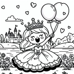 Aufgeregtes Diadem - Prinzessinnen-Abenteuer, Frühlingstag am See, Freunde im Märchenland