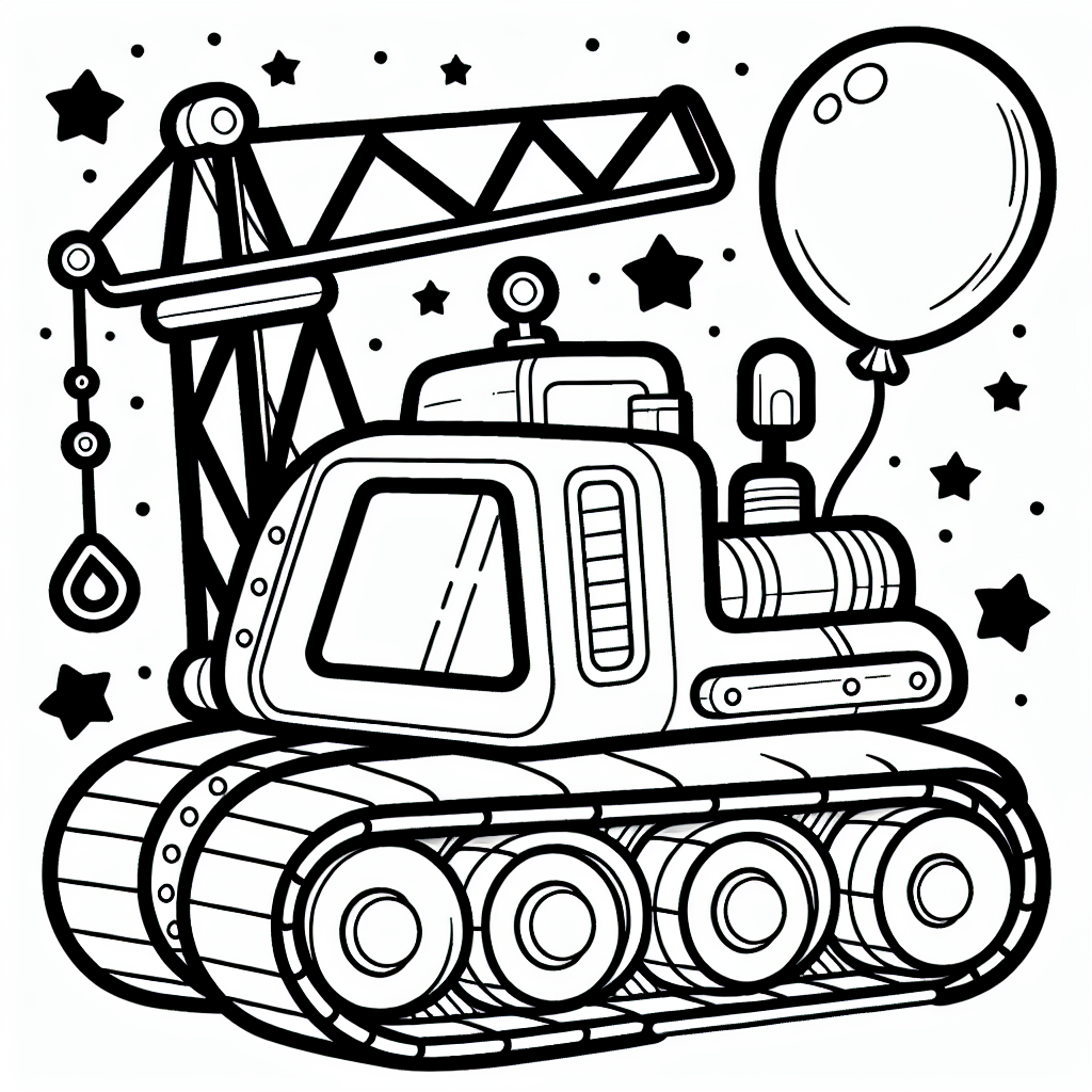 Willkommen in der aufregenden Welt der Baustellen! Heute laden wir dich ein, einen fröhlichen Kran zu entdecken, der darauf wartet, von dir ausgemalt zu werden. Dieser besondere Kran ist ein Raupenkran, der mit seinen starken Ketten auf jeder Art von Untergrund vorwärtskommt. Aber dieser Raupenkran ist nicht wie jeder andere! Umgeben von glitzernden Sternen und einem bunten Luftballon schwebt er in einer magischen Welt der Fantasie. Stell dir vor, wie er auf einer Baustelle hilft, schwere Lasten zu heben und dabei freundlich lächelt. Mit deinen Lieblingsfarben kannst du diesem Kran ein ganz neues Aussehen verleihen. Male die Sterne in strahlendem Gelb, den Luftballon in leuchtendem Rot oder Blau und den Kran in allen Farben, die dir gefallen!
Nun zu unserem kleinen Mini-Quiz:
1. Welche Art von Kran ist auf dem Bild zu sehen?
2. Was schwebt neben dem Kran und macht ihn besonders fröhlich?
3. Welche Form umgibt den Kran und funkelt wunderschön?
Viel Spaß beim Ausmalen und Träumen auf der Baustelle! Lass deiner Fantasie freien Lauf!