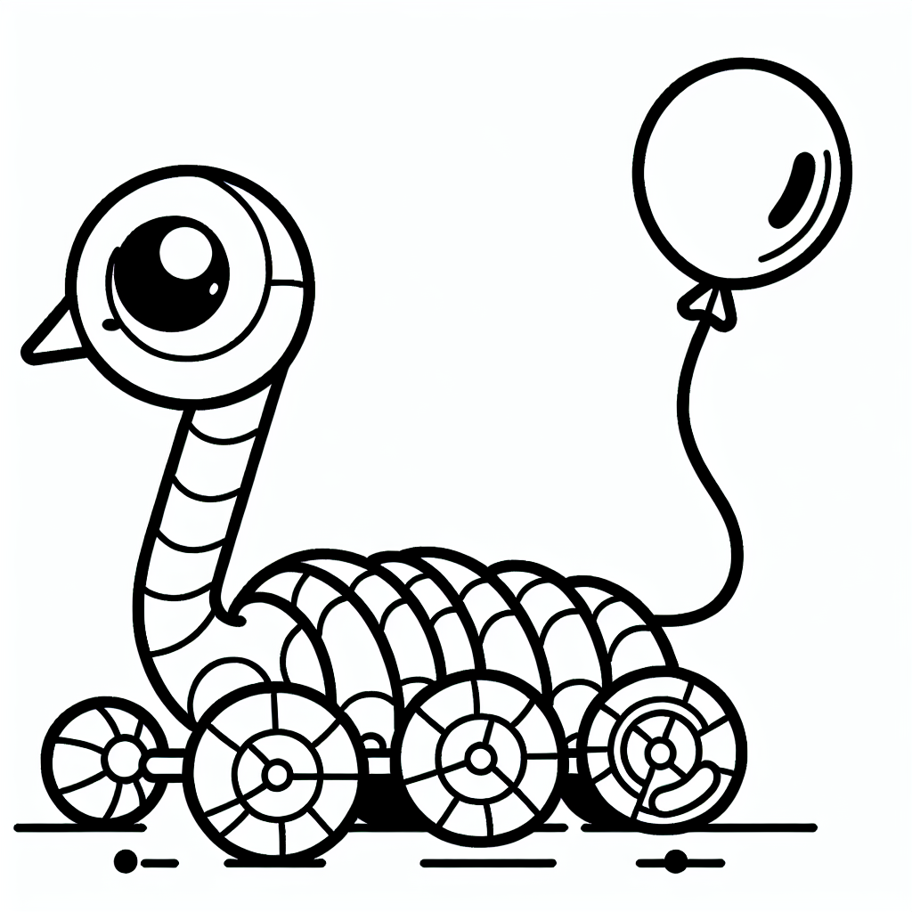 Lustiger Kran - Tags: Kran, Baufahrzeuge, Ausmalen, Raupenkran, Kinderbeschäftigung.