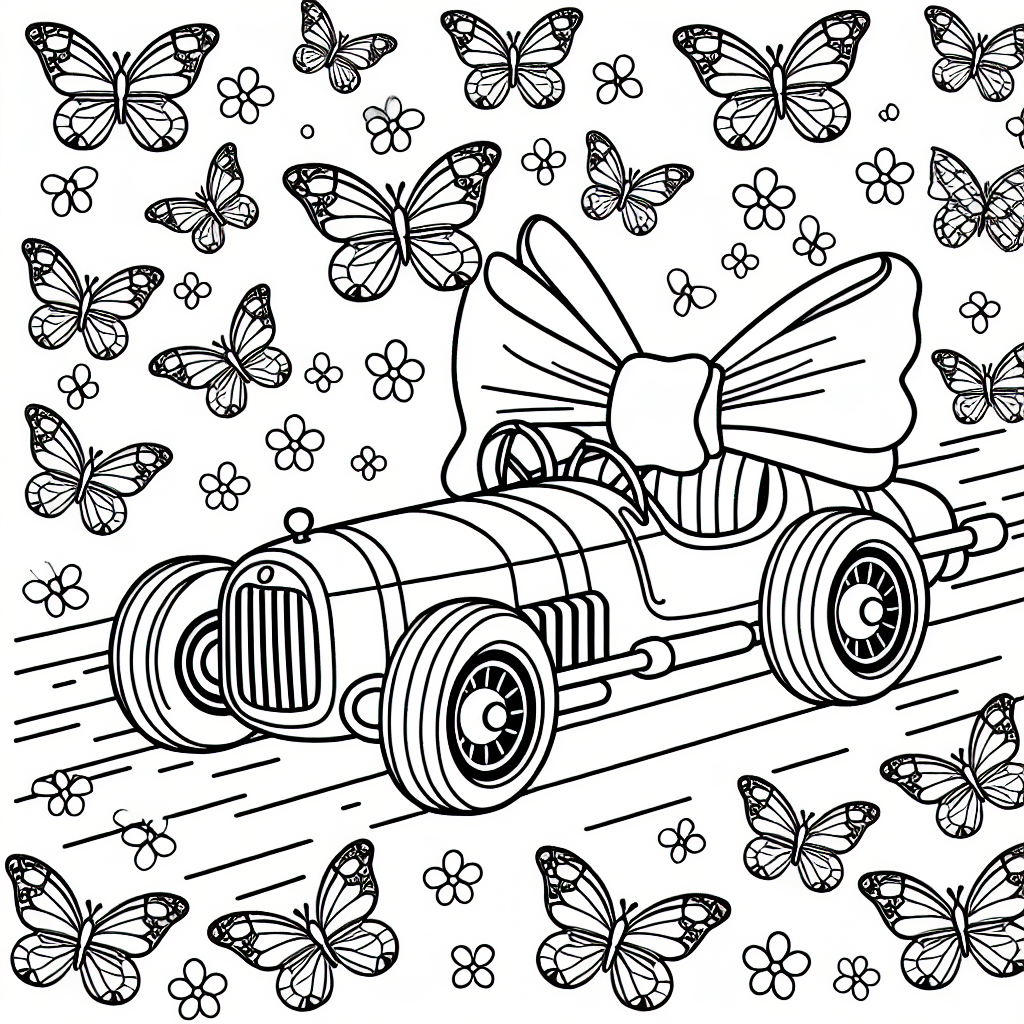 Tauche ein in die aufregende Welt der Rennstrecken mit diesem lustigen Ausmalbild eines aufgeregten Rennautos, das bereit ist, den Sieg zu erringen! Mit einer eleganten Fliege um den Hals zeigt das Auto, dass es nicht nur schnell, sondern auch stilvoll unterwegs ist. Stell dir vor, wie dieses charmante Rennauto auf der Formel 1-Rennstrecke mit unübertroffener Geschwindigkeit entlangrast, während die Menge jubelt und die Startflagge im Wind flattert. Sieh es durch die Boxenstopp-Gasse gleiten, wo ein flinkes Team von Mechanikern in Sekundenschnelle die Reifen wechselt und es wieder auf die Strecke schickt.
Das klare und kräftige Design ist ideal für kleine Künstler, die gerne ihrem Bild Leben einhauchen. Was für eine Farbe wird das Siegerpokal-Rennauto tragen? Wird es in strahlendem Rot oder leuchtendem Blau glänzen? Lass deiner Fantasie freien Lauf, während du das Bild ausmalst und den aufregenden Moment des Rennens miterlebst.
Sobald dein buntes Abenteuer abgeschlossen ist, kannst du stolz den ersten Platz auf dem Podium einnehmen und den glitzernden Siegerpokal hochhalten. Bist du bereit für das Rennen deines Lebens?