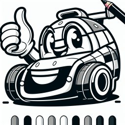 Fröhlicher Ballonflitzer - Rennwagen, Ausmalspaß, Kreativität, Siegerpokal
