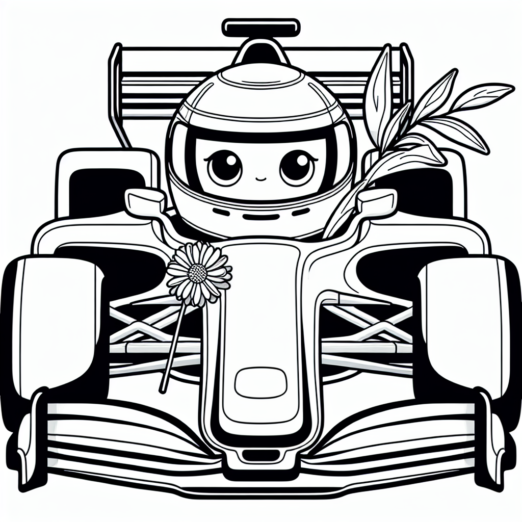 Tauche ein in die Welt der Geschwindigkeit und des kreativen Ausdrucks mit unserem einzigartigen Ausmalbild: ein ruhiges Rennauto, das eine Blume hält! Diese kinderfreundliche Zeichnung verbindet den Nervenkitzel der Rennstrecke mit der sanften Schönheit der Natur. Die starken, schwarzen Linien bieten eine klare Struktur, während die großzügigen Flächen genügend Raum für individuelle Gestaltung bieten.
Lassen Sie Ihr Kind die Farben frei wählen und vielleicht eine neue Version des klassischen Formel-1-Looks kreieren. Vielleicht wird das Rennauto bunt wie ein Regenbogen oder von Blumenmustern überzogen - der Fantasie sind keine Grenzen gesetzt! Nutzen Sie die Gelegenheit, um mit Ihrem Kind über die aufregende Welt des Rennsports zu sprechen: von der Bedeutung eines Boxenstopps bis hin zur Freude über einen hart erkämpften Siegerpokal. Inspirieren Sie Ihr Kind, seine eigene Startflagge zu entwerfen, die es am Ende des fantastischen Rennens schwenken kann.
Eltern können die Kreativität ihres Kindes fördern, indem sie es ermutigen, Geschichten rund um das Rennauto zu erfinden. Was passiert, wenn das Auto die Rennstrecke verlässt und durch eine Blumenwiese fährt? Solche Erzählungen stärken das imaginative Denken und die Erzählfähigkeiten.