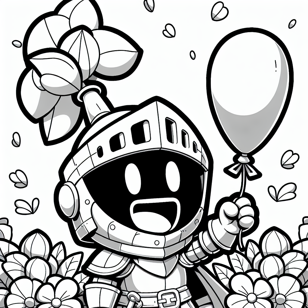 Willkommen zu einer lustigen Malvorlage mit einem aufgeregten Ritter, der einen Luftballon hält! Ritter waren die Helden des Mittelalters. Sie trugen glänzende Rüstungen aus Metall, um sich im Kampf zu schützen. Diese Rüstungen waren sehr schwer und bestanden aus vielen Teilen wie Helm, Brustpanzer und Stiefeln. Neben der Rüstung hatten Ritter auch ein Schwert, das sie meisterhaft im Kampf führten.
Ritter lebten oft in großen Burgen, die wie riesige Festungen gebaut waren. Diese Burgen hatten dicke Mauern und Türme, die ihnen Schutz boten. Ritter kämpften, um das Land und ihre Burg zu verteidigen. Ehre war für Ritter sehr wichtig, und sie hielten sich an einen speziellen Ehrenkodex, der ihnen sagte, mutig, gerecht und treu zu sein.
Ein aufregendes Ereignis in der Welt der Ritter war das Turnier. Dabei kämpften Ritter gegeneinander, um ihre Stärke und Geschicklichkeit zu zeigen. Heute kannst du dir vorstellen, wie unser fröhlicher Ritter an einem Turnier teilnimmt und danach mit einem Ballon durch die Blumenwiese läuft, um die Siege zu feiern. Male die Vorlage bunt aus und erwecke die magische Welt der Ritter zum Leben!