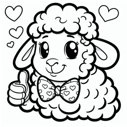 Cooles Schaf - #Schaf #Malbuch #Kreativität #Tierfreunde #Ausmalspaß