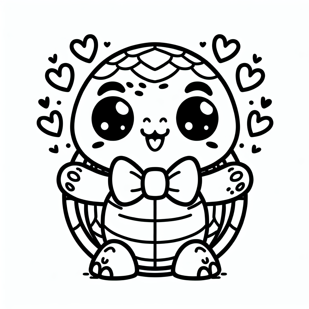 Willkommen in der fantastischen Welt der Malbücher! Heute erwartet dich eine ganz besondere Schildkröte, die nur darauf wartet, von dir in den schönsten Farben zum Leben erweckt zu werden. Diese niedliche Schildkröte trägt eine lustige Fliege und ist umgeben von Herzen, die ihre liebevolle Natur zeigen. Hast du gewusst, dass Schildkröten für ihre Langlebigkeit bekannt sind? Viele von ihnen können über 100 Jahre alt werden!
Unsere Schildkröte lebt sowohl im Meer als auch an Land. Wenn sie aus dem Wasser kommt, um einen kleinen Landgang zu machen, trägt sie immer ihren schützenden Panzer bei sich. Das Geheimnis dieser Schildkröte ist, dass sie trotz ihrer Langsamkeit ein unglaublich schnelles Herz hat, das voller Freude schlägt, wenn sie neue Freunde trifft!
Welche Farbe wird der Panzer dieser lustigen Schildkröte haben? Vielleicht ein kräftiges Grün oder ein leuchtendes Blau? Lass deiner Fantasie freien Lauf und zaubere ein farbenfrohes Meisterwerk. Vergiss nicht, die Fliege in deiner Lieblingsfarbe auszumalen! Und denk daran: Auch die Herzen freuen sich über ein wenig Farbe.
Viel Spaß beim Malen!