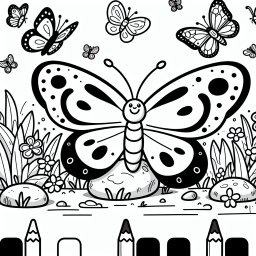 Schillernder Schmetterling - Frühlingserwachen, bunter Gartenfreund, Morgenzauber auf Wiesen