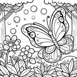 Schmetterlingsträume - Geheimnisse des Waldrands, spielerische Schmetterlinge, Pusteblumenmagie