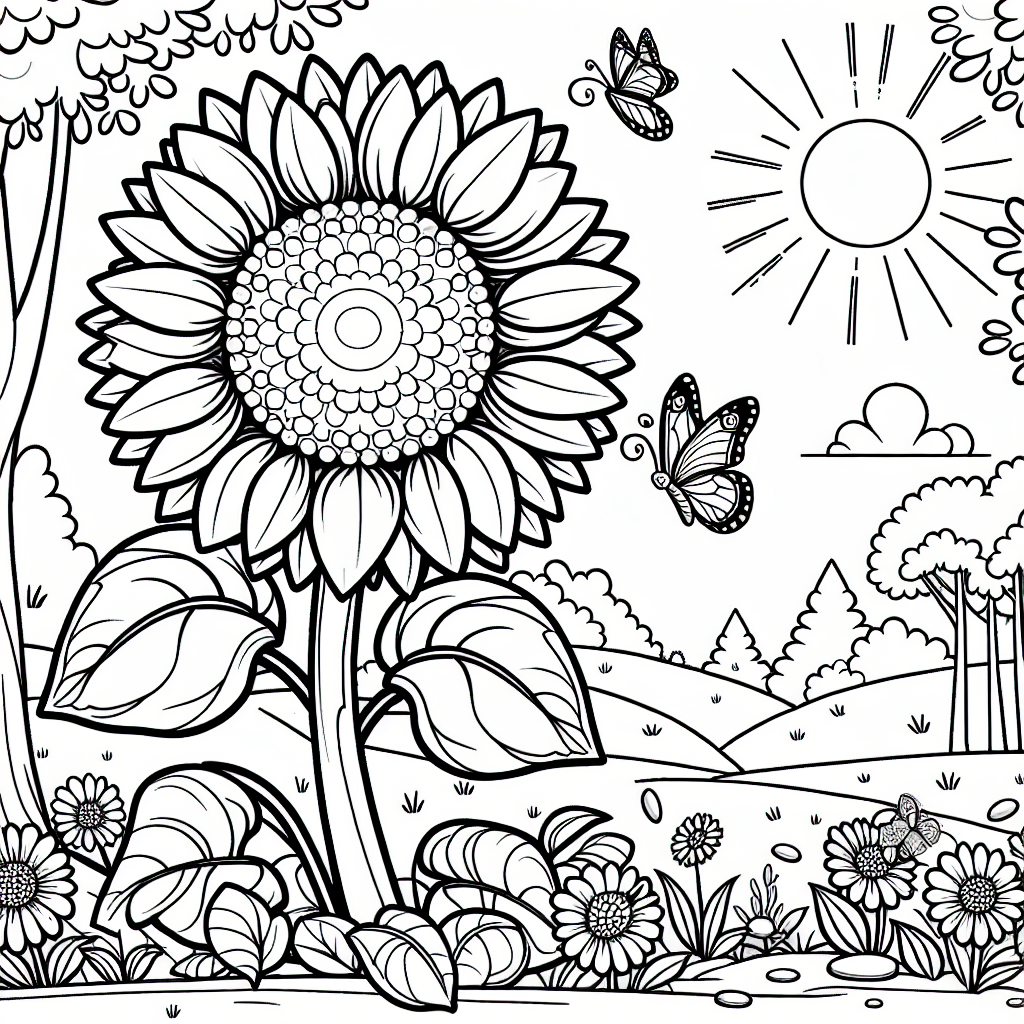 Strahlende Sonnenblume - Sonnenblume, Gelb, Sonne, Frühling, Samen