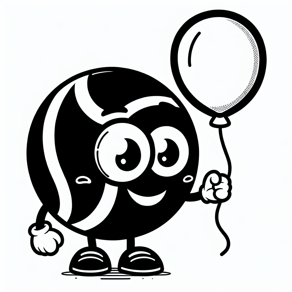 Habt ihr schon einmal ein Tennisbild gesehen, das euch zum Lächeln bringt? Unser lustiges Tennisbild zum Ausmalen zeigt einen glücklichen Tennisball, der fröhlich einen Luftballon hält! Dieses Bild ist perfekt für Kinder, die Farbe ins Spiel bringen möchten. Die klaren Linien und großen Formen machen es super einfach, es auszumalen - also nehmt eure buntesten Stifte und lasst der Fantasie freien Lauf!
Hier ist ein kleines Geheimnis über das lustige Tennisbild: Der Tennisball träumt davon, eines Tages ein großes Match zu gewinnen! Vielleicht möchte er über das Netz fliegen oder den perfekten Aufschlag landen. Was glaubt ihr, wird unser fröhlicher Tennisball den Sieg erringen? Ihr könnt ihm dabei helfen, indem ihr ihm jede Menge Farbe verleiht!
Wenn ihr das Bild ausmalt, denkt daran, welche Farben ihr für den Tennisball, den Schläger und den luftigen Luftballon verwenden möchtet. Vielleicht möchtet ihr auch den Hintergrund gestalten und eure eigene Tenniswelt erschaffen. Wer weiß, vielleicht wird euer Tennisball sogar zum Star der nächsten großen Tennismeisterschaft!