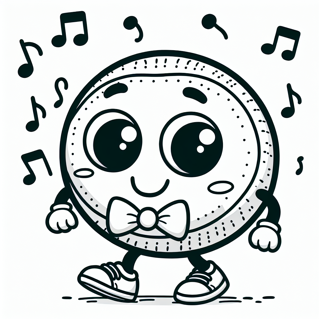 Neugieriger Ballflug - #Tennis #Ausmalbild #Kreativität #Kinder #Musik
