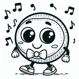 Neugieriger Ballflug - #Tennis #Ausmalbild #Kreativität #Kinder #Musik