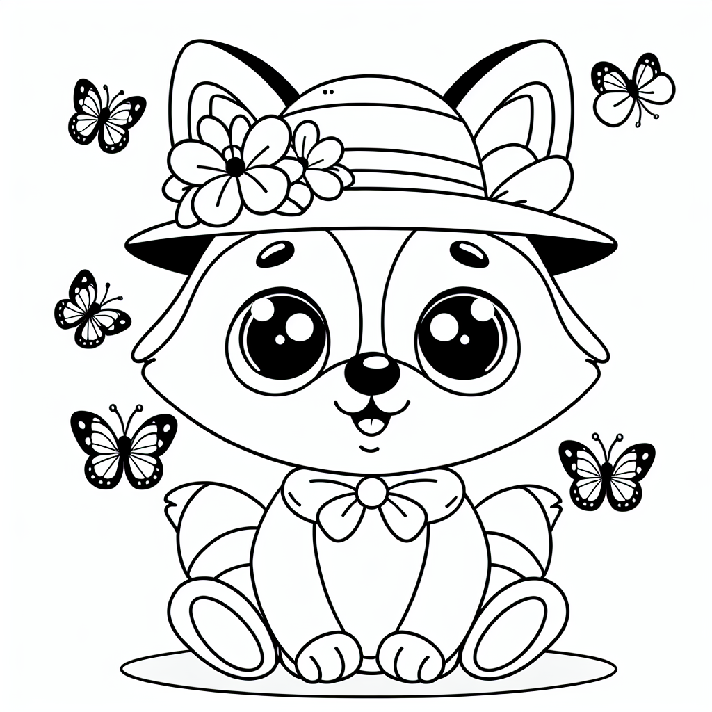 Stell dir vor, du bist in der farbenfrohen Welt eines verspielten Fuchses! Dieser fröhliche Fuchs lebt in der Wildnis und hat ein besonders weiches Fell und flinke Pfoten. Er trägt einen lustigen Hut, der mit zauberhaften Schmetterlingen geschmückt ist. Du kannst dir vorstellen, wie der Fuchs durch seinen Lebensraum streift, die bunten Schmetterlinge flattern um ihn herum, und aus der Ferne hörst du die vielfältigen Tierstimmen des Waldes.
Die klaren schwarzen Linien und die vielen leeren Flächen auf dem Ausmalbild warten nur darauf, von deinen bunten Stiften gefüllt zu werden. Welche Farben wirst du dem Fuchs geben? Wird sein Hut lila oder grün sein? Und welche Farben haben die Schmetterlinge? Lass deiner Kreativität freien Lauf und zaubere dem Fuchs ein fröhliches Kleid!
🌟 Mini-Quiz 🌟
1. Was trägt der Fuchs auf dem Kopf?
2. Welche Fläche des Bildes kannst du ausmalen?
3. Wo lebt der verspielte Fuchs?
Wenn du diese Fragen beantwortest, wirst du noch mehr über den lustigen Fuchs erfahren und deine eigene bunte Geschichte gestalten können!