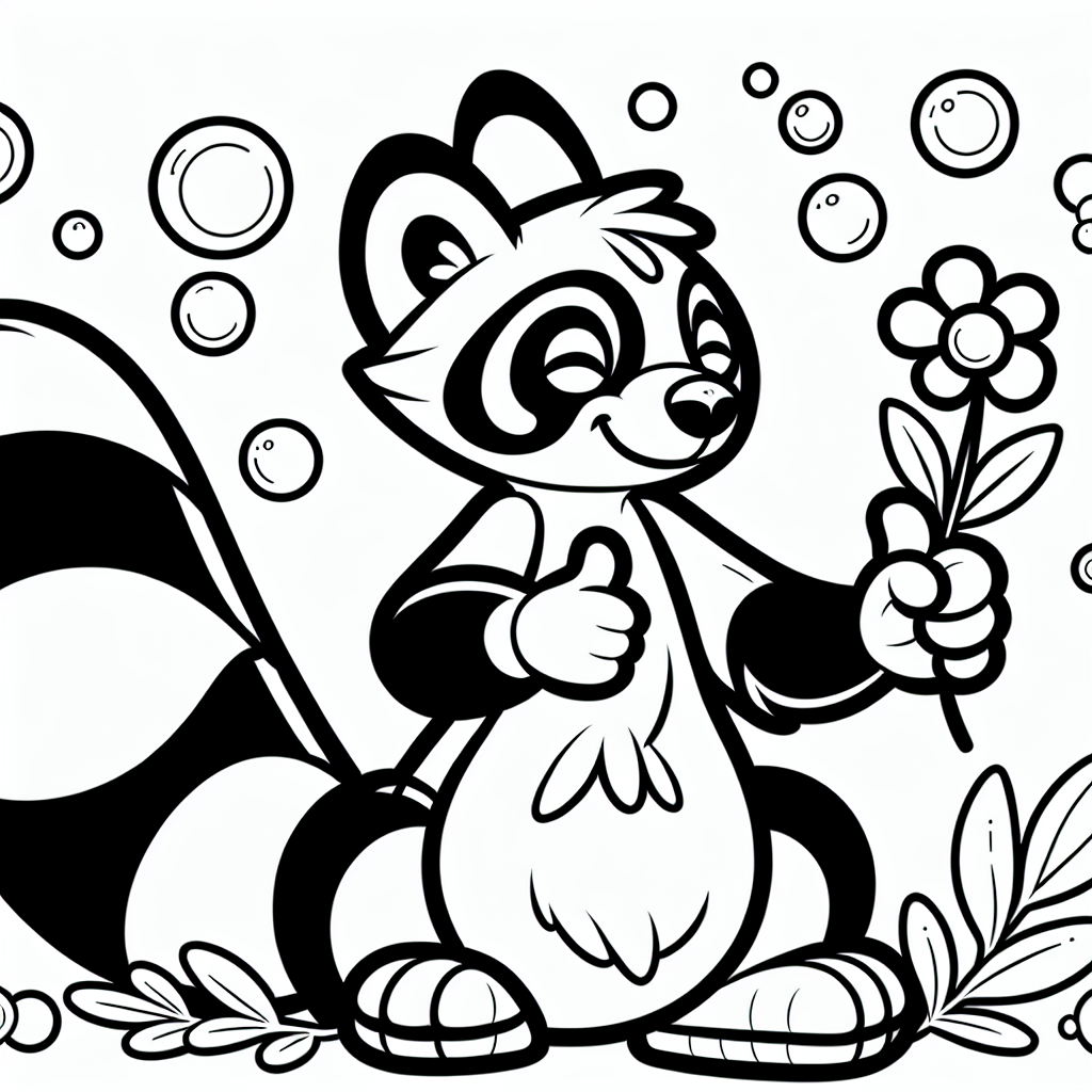 Blumenfreunde Paw - Tags: Tiere, Ausmalen, Wildnis, Kreativität, Spaß