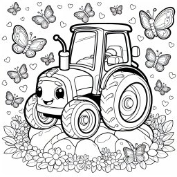 fröhlicher felsenfreund – #Traktor #Bauernhof #Abenteuer #Schmetterlinge #Feld