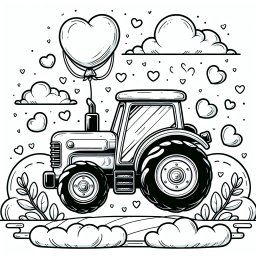 Herziger Lasthelfer – #Traktor #Bauernhof #Ausmalen #Kinder #Feld