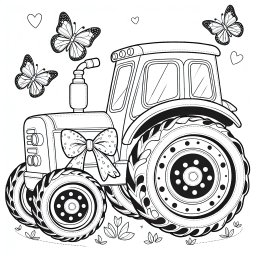 fröhlicher flugtraktor – #Traktor #Bauernhof #Anhänger #Feld #Kreativität