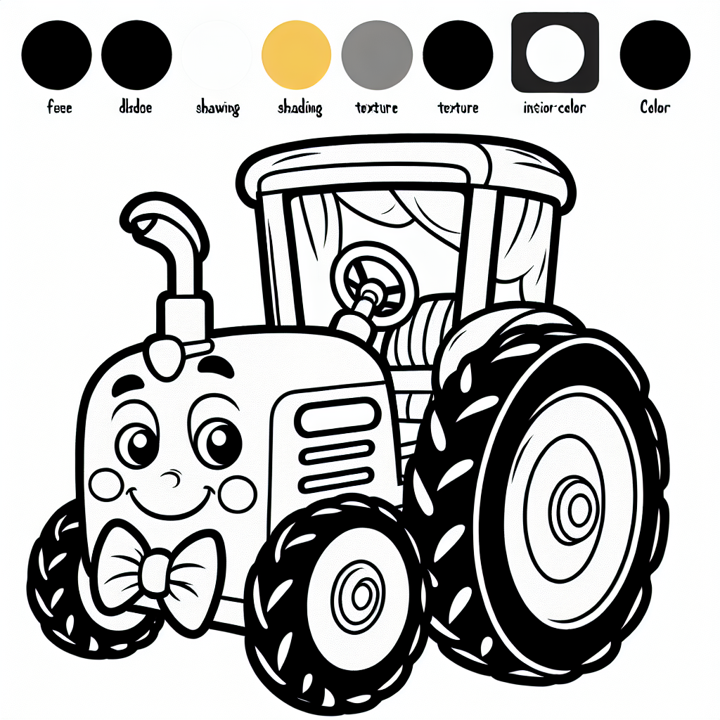 Es war ein sonniger Morgen auf dem Bauernhof, als Trudi, der fröhliche Traktor mit der lustigen Fliege, sich für ein neues Abenteuer bereit machte. Trudi war nicht nur ein gewöhnlicher Traktor - er war bekannt für seine großen, lächelnden Reifen und das glänzende Lenkrad, das immer bereit war, sich zu drehen und zu wenden.
An diesem Tag hatte Trudi die wichtige Aufgabe, seinen Freund, den Anhänger, mit auf eine Fahrt über das weite Feld zu nehmen. Der Anhänger war voller frischer, duftender Heuballen, die zu den neugierigen Tieren auf der anderen Seite der Farm gebracht werden sollten. Zusammen fuhren sie los, vorbei an den bunten Blumen und dem summenden Bienenstock, die das Feld schmückten.
Trudi lenkte geschickt über die Hügel und kurvigen Wege, sein Motor schnurrte fröhlich und seine Fliege flatterte im Wind. Unterwegs trafen sie Fritzi den Frosch, der vergnügt am Teich quakte und mit einem kräftigen Sprung auf den Anhänger hüpfte. Gemeinsam erreichten sie ihr Ziel und wurden von den fröhlichen Tieren des Bauernhofs mit herzlichem Applaus begrüßt.
Dieser Tag war für Trudi und seine Freunde ein weiterer Beweis dafür, dass Abenteuer und Freundschaft Hand in Hand gehen.